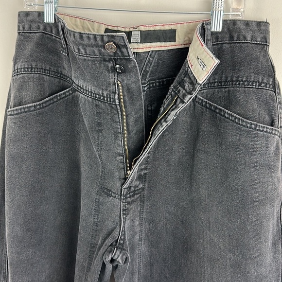 Vintage 90’s Marithe Francois Girbaud Mens Denim Jeans Black 36 M 100% Cotton - Picture 13 of 15